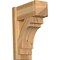 Ekena Millwork Merced Rough Sawn Arts and Crafts Outlooker, Western Red Cedar, 8"W x 18"D x 22"H OUT08X18X22MRC03RWR - alternate 1
